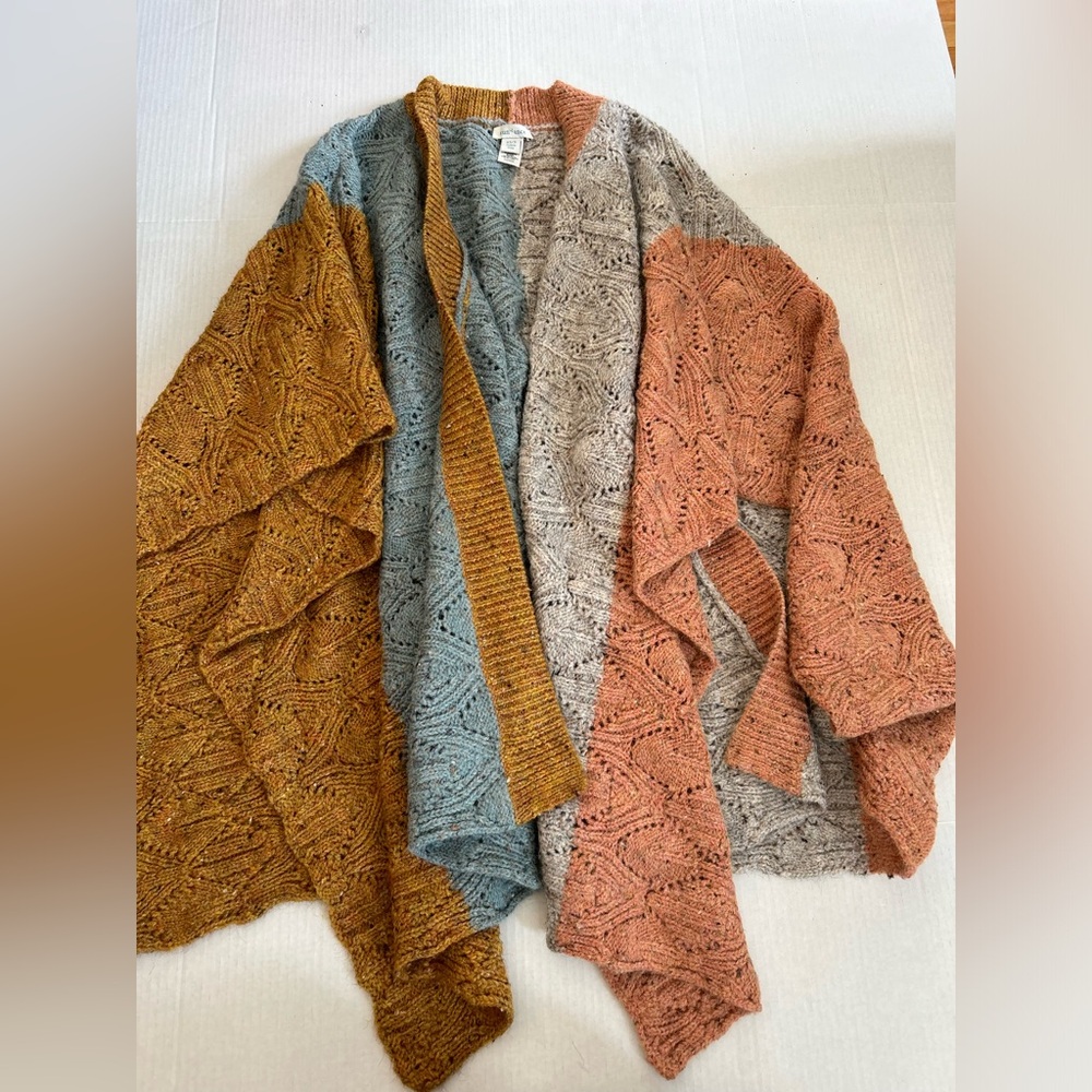 Sundance Colorful Dance Open Drape Colorblock Car… - image 2